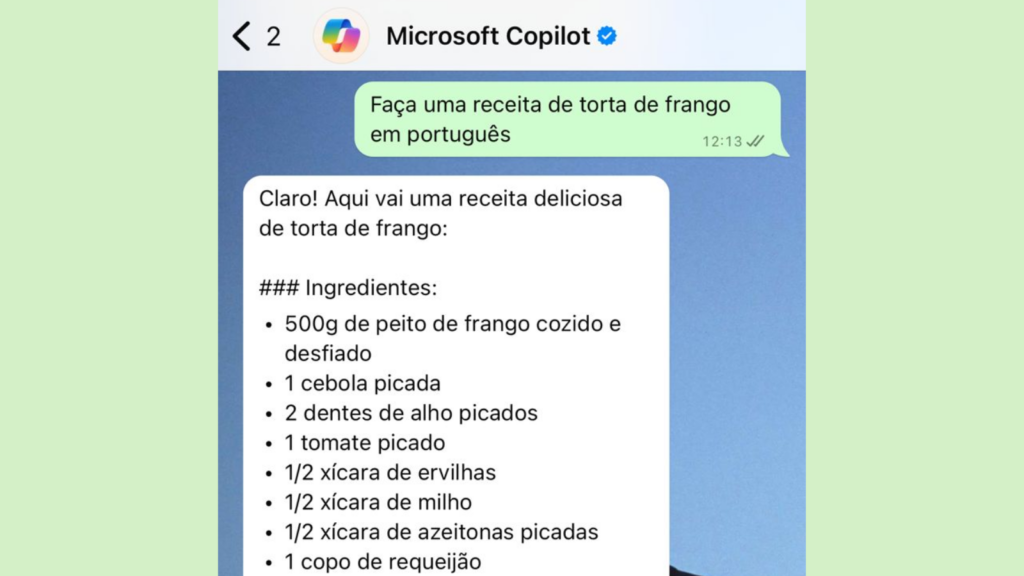 Copilot, de Microsoft, llega a WhatsApp. Descubra cómo utilizarlo. ¡En solo unos pocos pasos, puedes agregar IA a tu calendario de iPhone o Android y ahora puedes crear imágenes, corregir textos y mucho más! Échale un vistazo