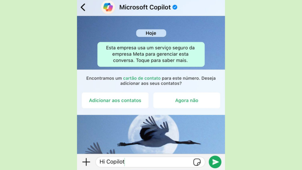 Copilot, de Microsoft, llega a WhatsApp. Descubra cómo utilizarlo. ¡En solo unos pocos pasos, puedes agregar IA a tu calendario de iPhone o Android y ahora puedes crear imágenes, corregir textos y mucho más! Échale un vistazo